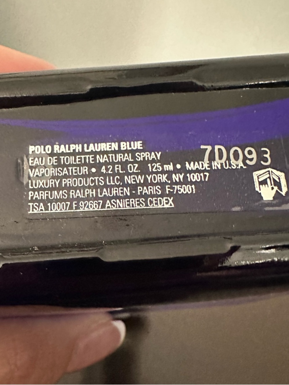POLO Ralph Lauren Blue Eau de Toilette Natural Spray for Men 4.2 Fl oz 85% Full - Picture 5 of 5